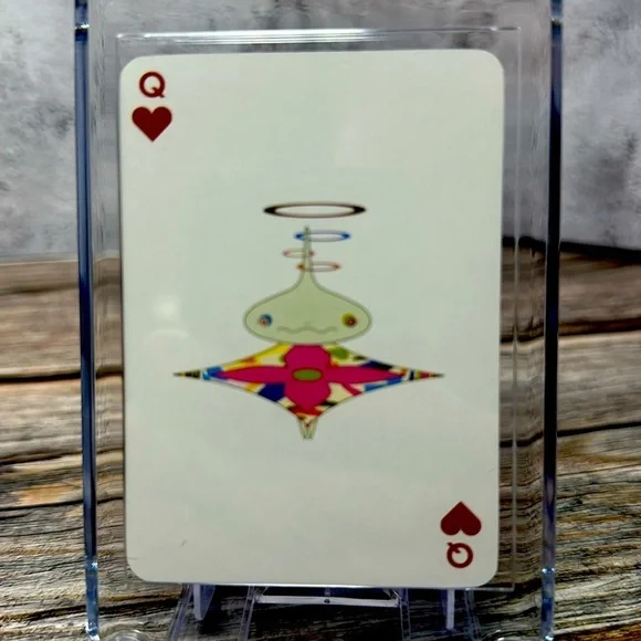 Louis Vuitton x Takashi Murakami Noir S/S 2003 Playing Card Queen Heart Ltd EDT‍ - Picture 4 of 6